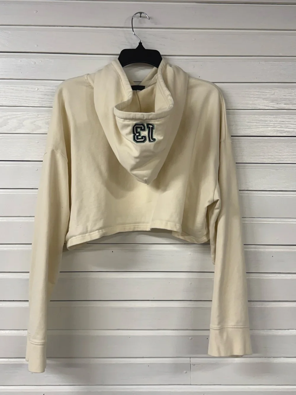 FENTY | Cropped Cream Hoodie